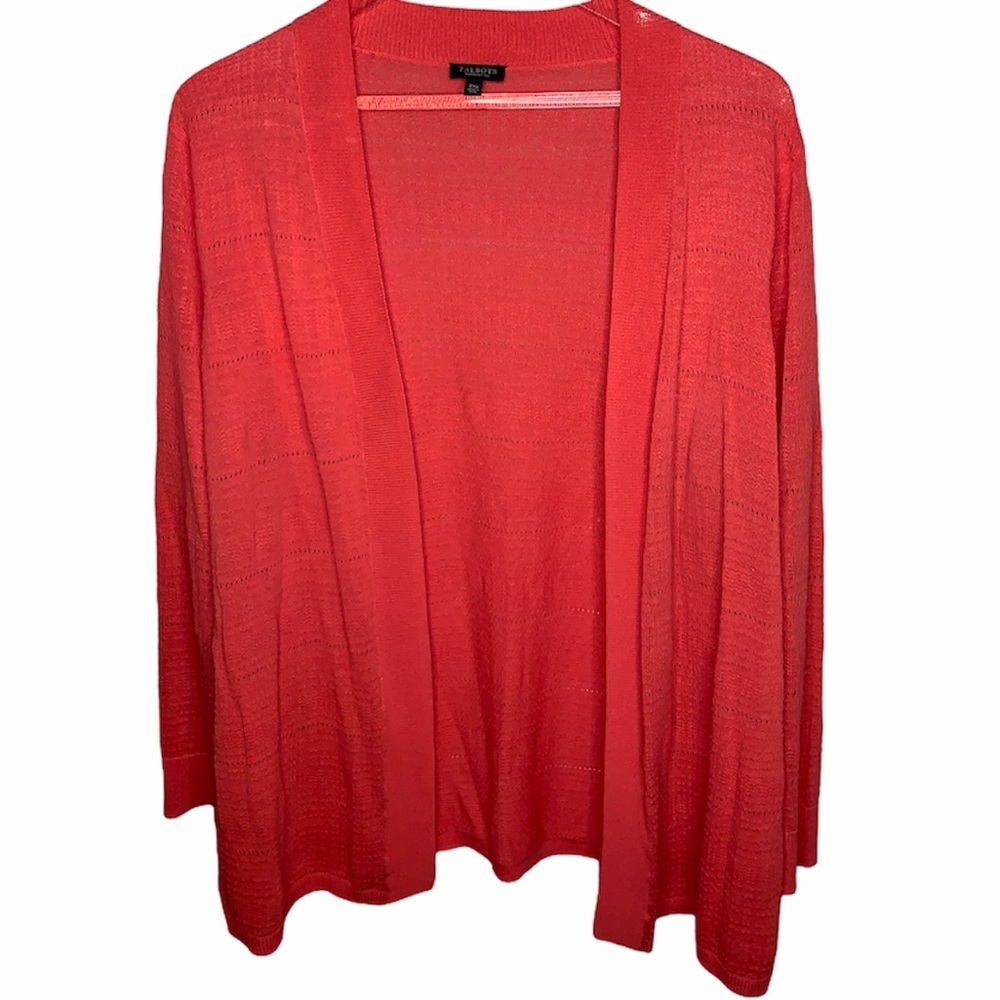 Talbots Peach/Pink Light Cardigan
